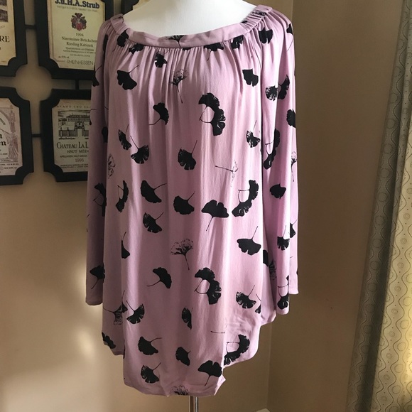 BP. Off the Shoulder Lilac Tunic Top NWT - Picture 3 of 4